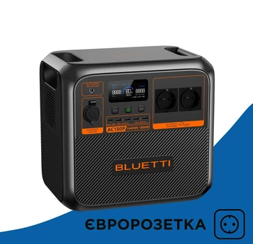 Портативная зарядная станция BLUETTI AC180P 1440 Вт/ч европейская розетка
