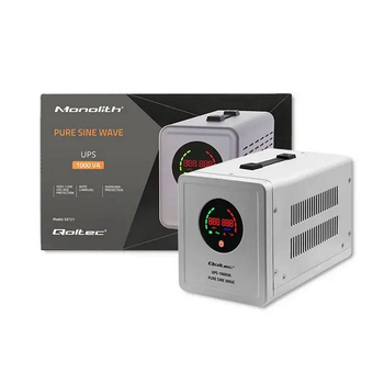 Джерело безперебійного живлення Qoltec 700/1000 UPS 12V-230V