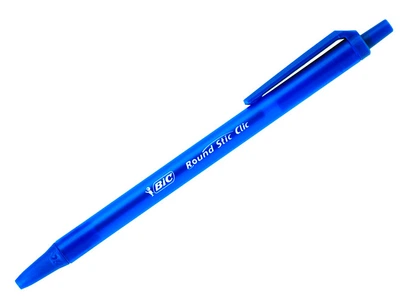 Ручка шариковая автомат. BIC Round Stic Clic Синяя 1.0 мм (bc926376)