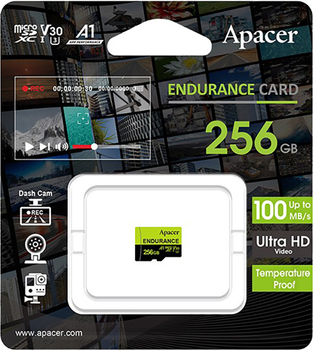 Karta pamięci Apacer microSDXC 256GB UHS-I U1 (AP256GEDM1D05-R)