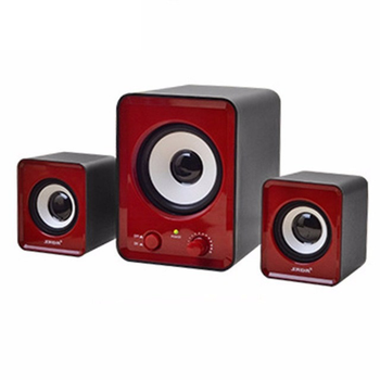 Колонки для компьютера 2.1 Mini IS-12 Красные