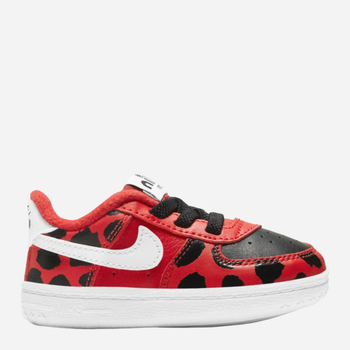 Дитячі кеди для хлопчика Nike Air Force 1 Crib Ladybug CZ2644-600 17 Червоні (194957443383)