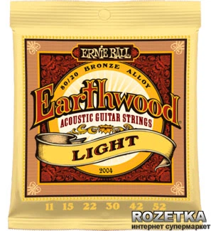 Струны для акустических гитар Ernie Ball Earthwood Light (749699120049)