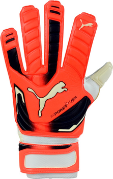 Rękawice Puma Evo Power Grip 2 Aqua 041145 30 bramkarskie do piłki nożnej rozmiar 9 Pomarańczowy z szarym (4055262377069)