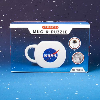 Zestaw prezentowy Pyramid NASA kubek 400 ml + puzzle 100 elementów (5060949245608)