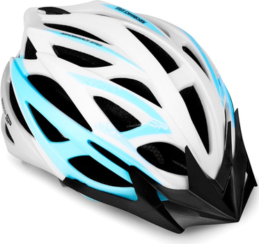 Kask Spokey Femme 928244 rozmiar M 55-58 cm Biało-niebieski (5902693282440)