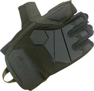 Тактические перчатки Kombat Kombat UK Alpha Fingerless Tactical Gloves Оливковые XL (kb-aftg-olgr-xl)