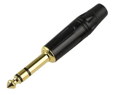 Разъем Avzhezh A0056S Jack 1/4 стерео металл серия Pro