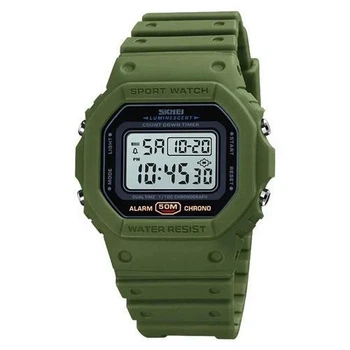 Мужские часы Skmei Dron 1628AGWT Green White
