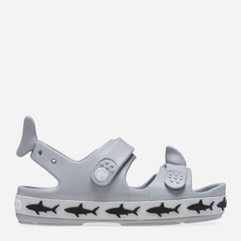 Sandały chłopięce Crocs Crocband Cruiser Shark Sandal T 210031-007 23-24 Szare (196265680054)