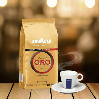 Кофе в зернах Lavazza Qualita Oro 1 кг Лавацца Оро