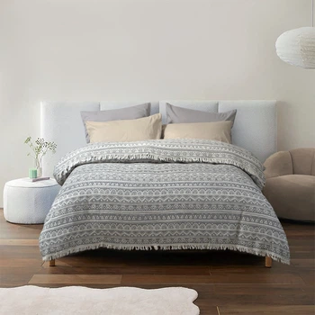 Покрывало Lotus Home Lassi antrasite антрацит 190*225 (svt-2000022332903)