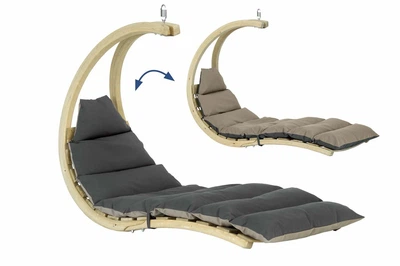 Подвесной гамак-качалка Amazonas Swing Lounger Anthracite, AZ-2020400