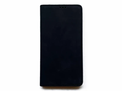 Защитный чехол-книжка K'try для Samsung Galaxy S10 Plus черный, из матовой искусственной кожи со слотами для карт
