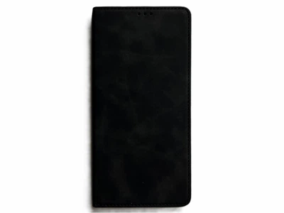 Захисний чохол-книжка K'try для Xiaomi 12T Pro чорний, з матової штучної шкіри зі слотами для карт