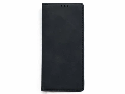 Защитный чехол-книжка K'try для Samsung Galaxy M34 черный, из матовой искусственной кожи со слотами для карт