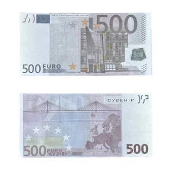 Сувенирные деньги 500 Евро, 80 шт/уп