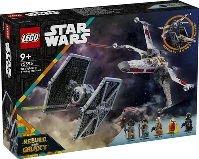 Конструктор Lego Star Wars Збірний пакет «Винищувач TIE та Корабель X-Wing» 75393