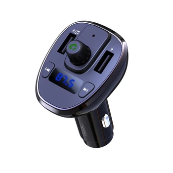 FM Модулятор (Автомобільний зарядний пристрій) XO BCC05 2USB 3.1A Чорний
