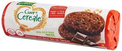 Печиво Gullon Tube Cuor di Cereale Шоколадне 280 г (8410376039979)