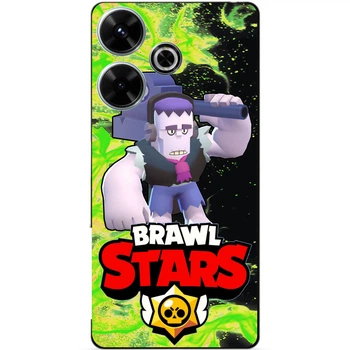 Чохол силіконовий бампер Candy для Tecno Pova 6 Neo з Героєм Brawl Stars Бравл Старс Френк