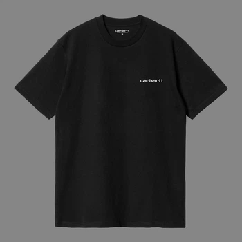 Футболка унисекс с графити рисунком Carhartt размер M черного цвета