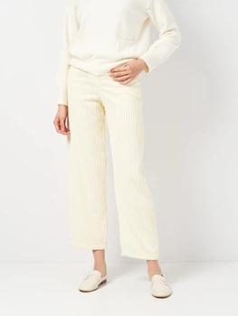 Брюки женские United Colors of Benetton 4HCYDE008-1M0 44 Молочные (8033262809878)