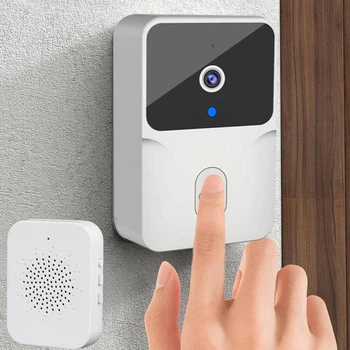 Беспроводной дверной видеозвонок WiFi Mini Doorbell M6 Умный аккумуляторный звонок глазок с камерой для дома