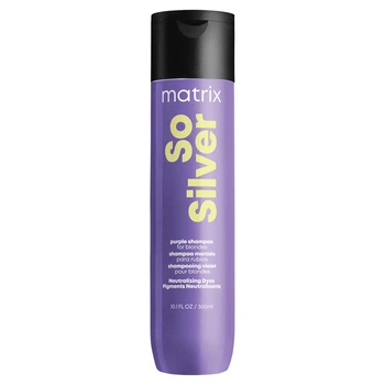 Шампунь Matrix для нейтрализации нежелательных желтых полутонов волос Total Results So Silver Shampoo 300 мл