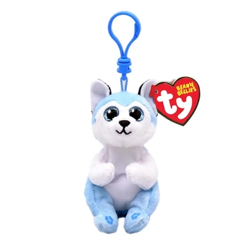 Мягкая игрушка Ty брелок Beanie Bellies Хаски Thunder 12 см (43105)