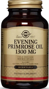 Масло вечерней примулы Solgar Evening primrose Oil 1300 mg 60 капс