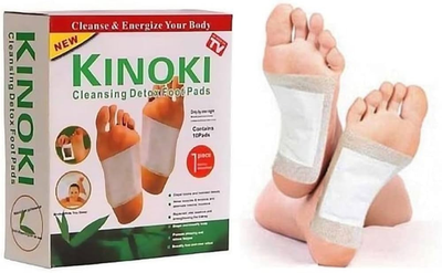 Пластырь на стопы Kiyome KINOKI Cleansing Detox Foot Pads, набор 10 штук