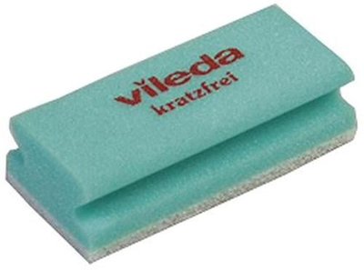 Губка Vileda Professional Мінімальна жорсткість білий абразив 15 x 7 см зелена 1шт