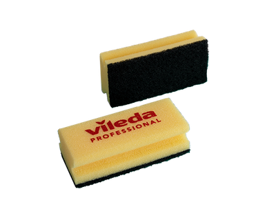 Губка Vileda Professional Максимальна 15 x 7 см з чорним абразивом 1 шт