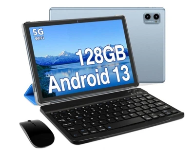 Планшет 10.1" Oangcc A15 6+6/128Gb 8 ядер Android 13 6000 mAh Blue + Чехол