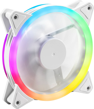 Wentylator Sharkoon Shark Blades PWM RGB Fan Biały (4044951039982)