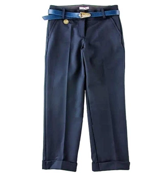 Брюки школьные для девочки SUZIE ИЛАНА мемори cotton 140 см синий