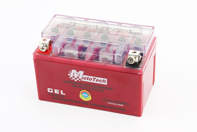 Мото акумулятор Mototech 12 Вольт 7Ah YTX7A-BS гелевий