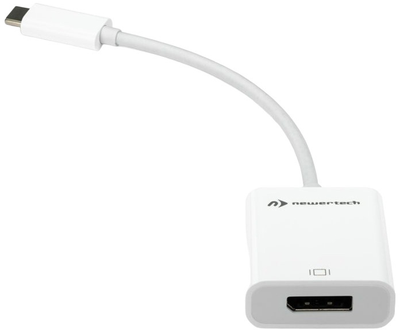 Adapter-przejściówka NewerTech USB Type-C to DisplayPort 1.4 White (0811643017146)