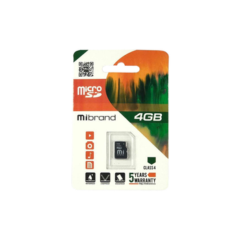 Карта памяти Mibrand 4Gb class 4