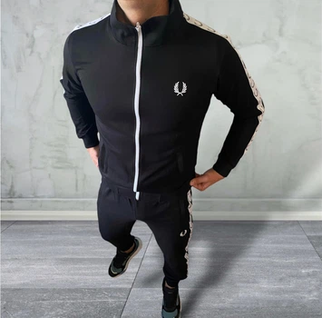 Спортивний чоловічий костюм Fred Perry S Чорний (KF-32)
