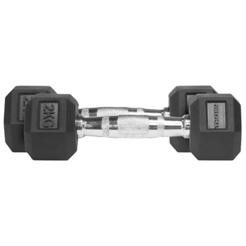 Zestaw hantli Thorn Fit Hex Rubber Dumbbell H1100 2 x 2 kg (5902701510695)