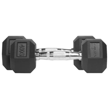 Набір гантелей Thorn Fit Hex Rubber Dumbbell H1101 2 x 4 кг (5902701510718)