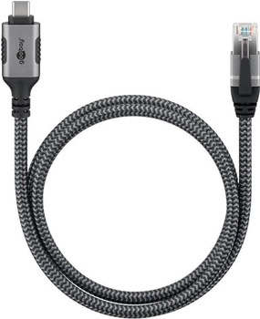 Кабель Goobay USB-C - RJ-45 Black (4040849706981)