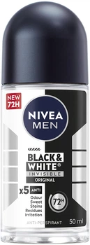 Шариковый антиперспирант NIVEA MEN Черное и Белое Невидимый: Классический 50 мл (42299806/4006000032511)