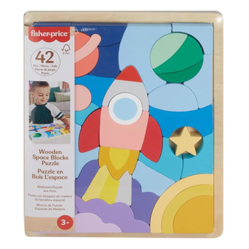 Puzzle drewniane Fisher-Price kosmos (194735241750)