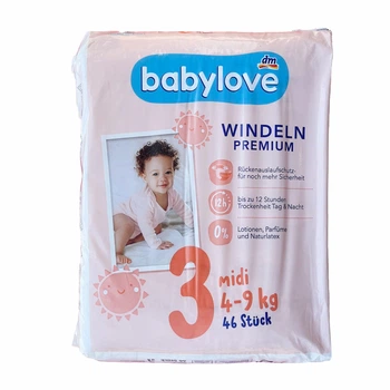 Підгузники Babylove Premium 3 Midi (4-9 кг) 46 шт