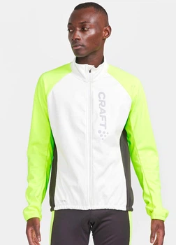 Велокуртка чоловіча зимова CRAFT Core Bike SubZ Lumen Jacket 1912360-851895 Flumino Ash/White M