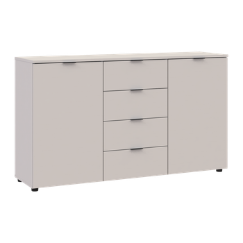 Комод Doros Рон 5 2 фасади 4 шухляди Кашемір 140х38х81 (41516047)