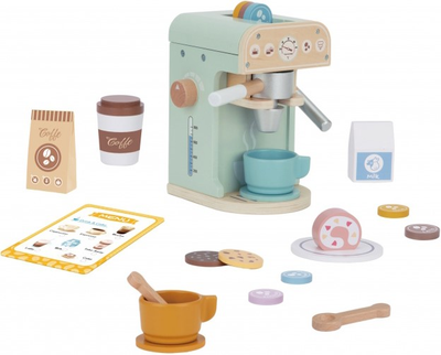 Кавовий набір Tooky Toy Wooden Coffee Maker Barista Coffee Machine (6972633377931)